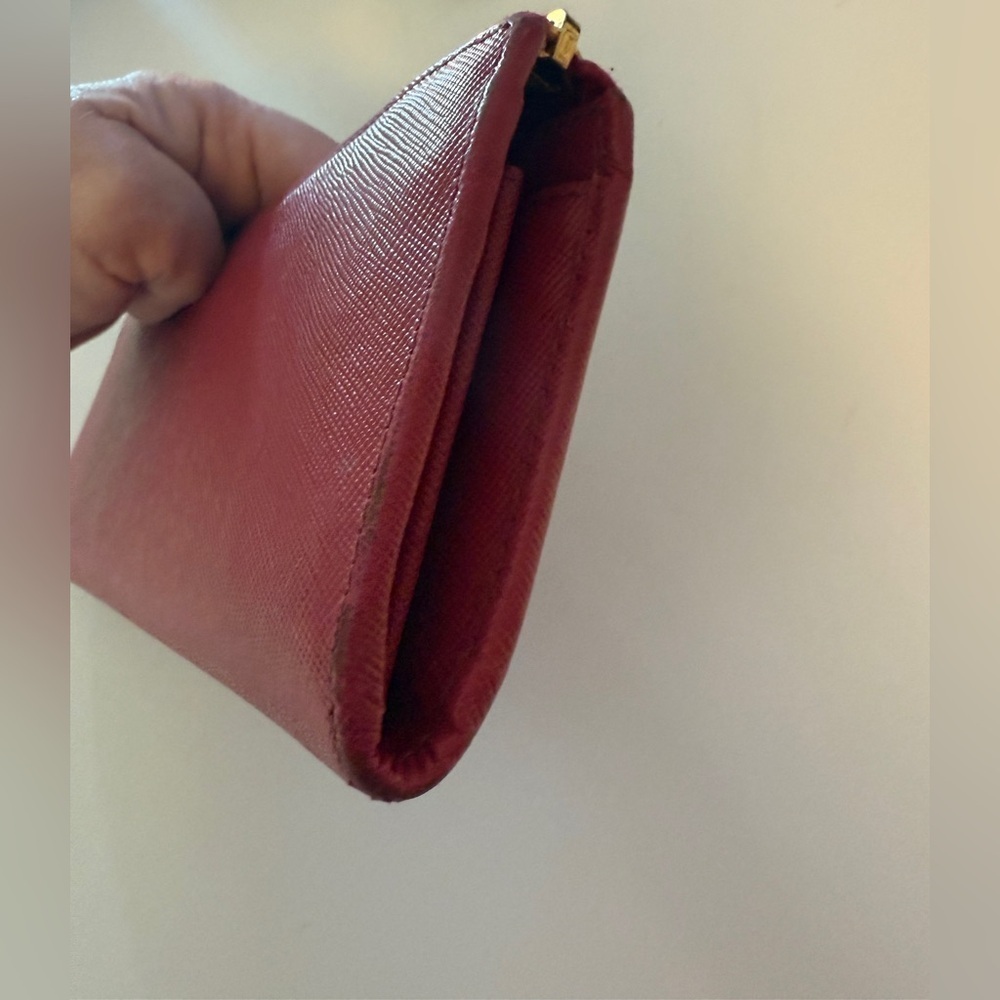 Prada Saffiano Leather Zip-Around Long Wallet – Pink Authentic - Picture 14 of 16